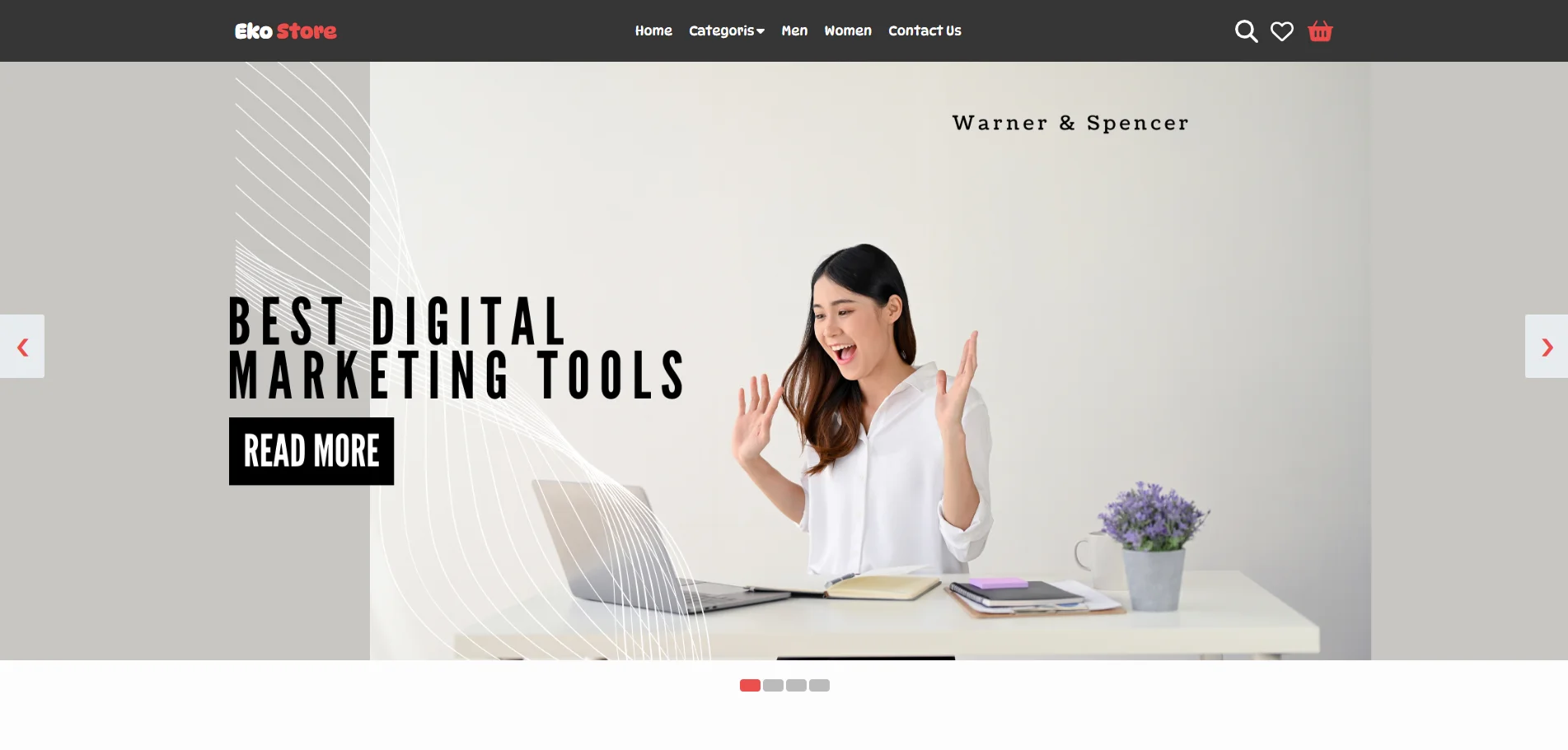 E-commerce Project: Online store (EkoStore) built with Html5, CSS and JavaScript